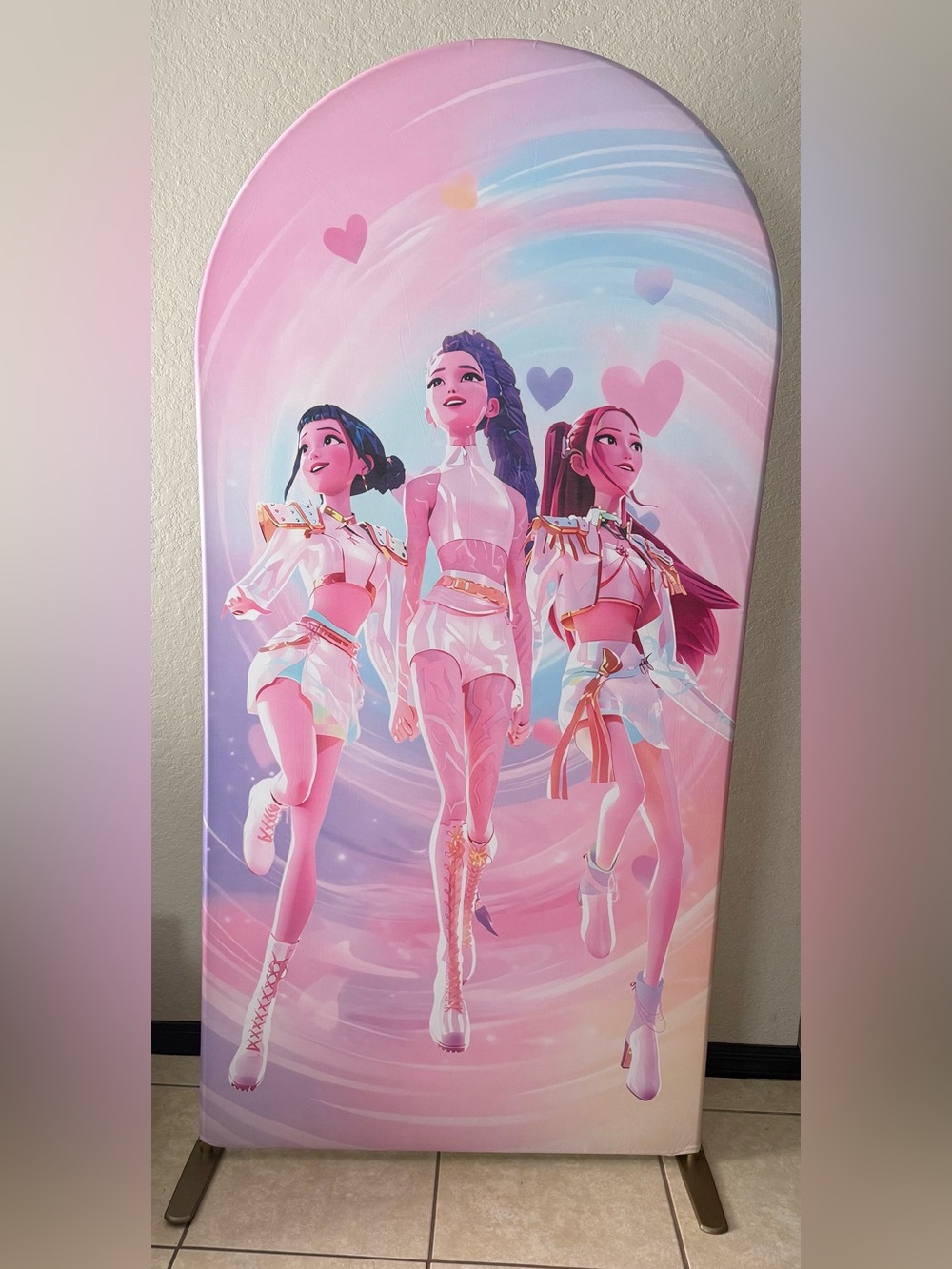 K-Pop Demon Hunters Arch Backdrop Cover